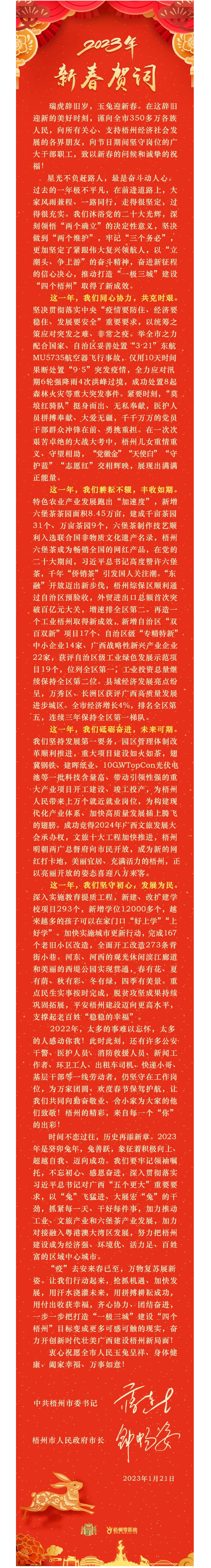 “兔”飛猛進(jìn)、大展宏“兔”！蔣連生鐘暢姿致新春賀詞，祝福梧州全市人民！.png